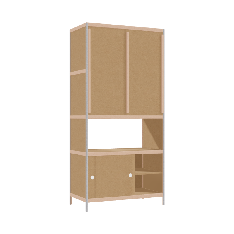 Wardrobe (208x100x52 cm)