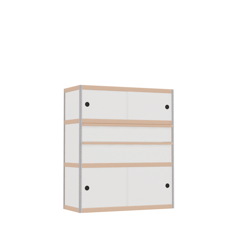 Armoire (117x100x42 cm)