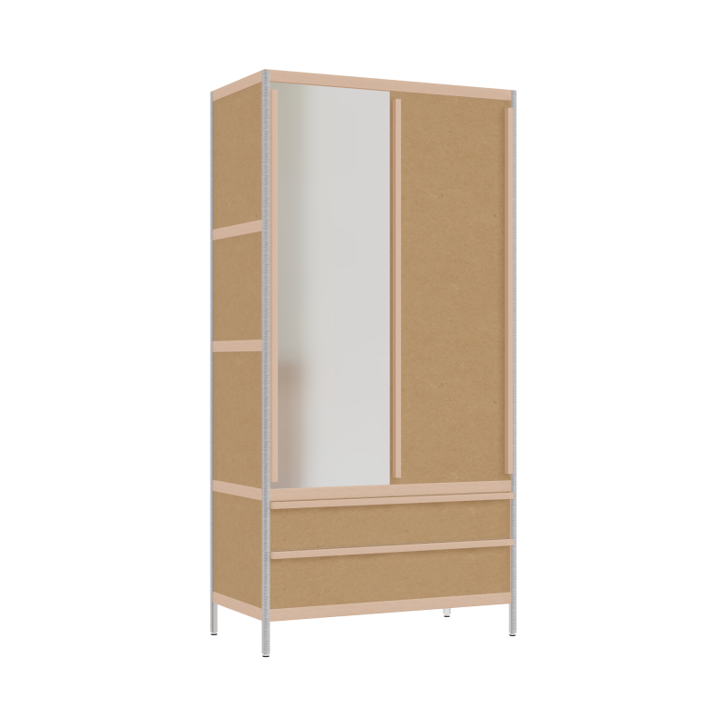 Wardrobe (200x100x52 cm)