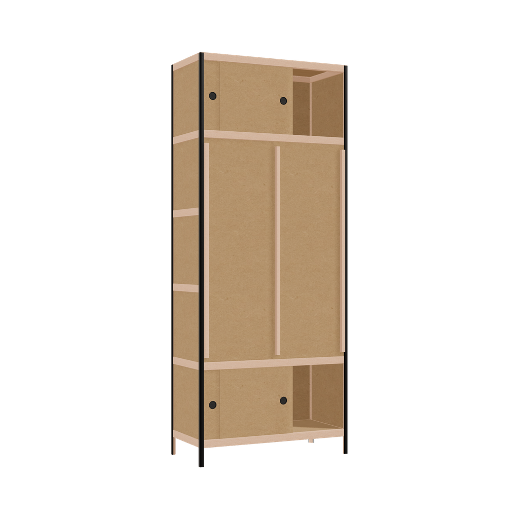 Kleerkast (219x90x42 cm)