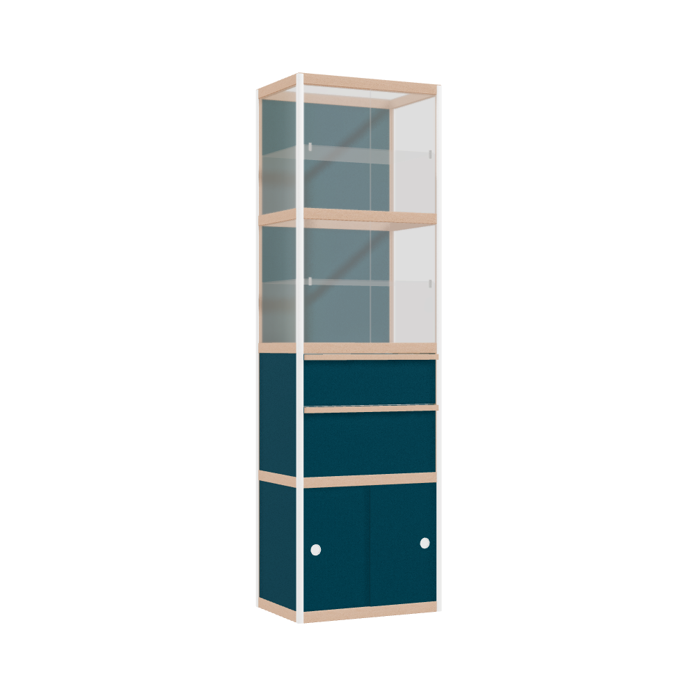 Display cabinet (208x62x42 cm)