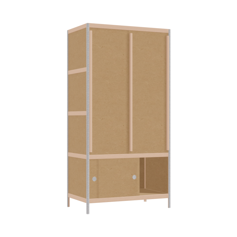 Wardrobe (178x90x52 cm)