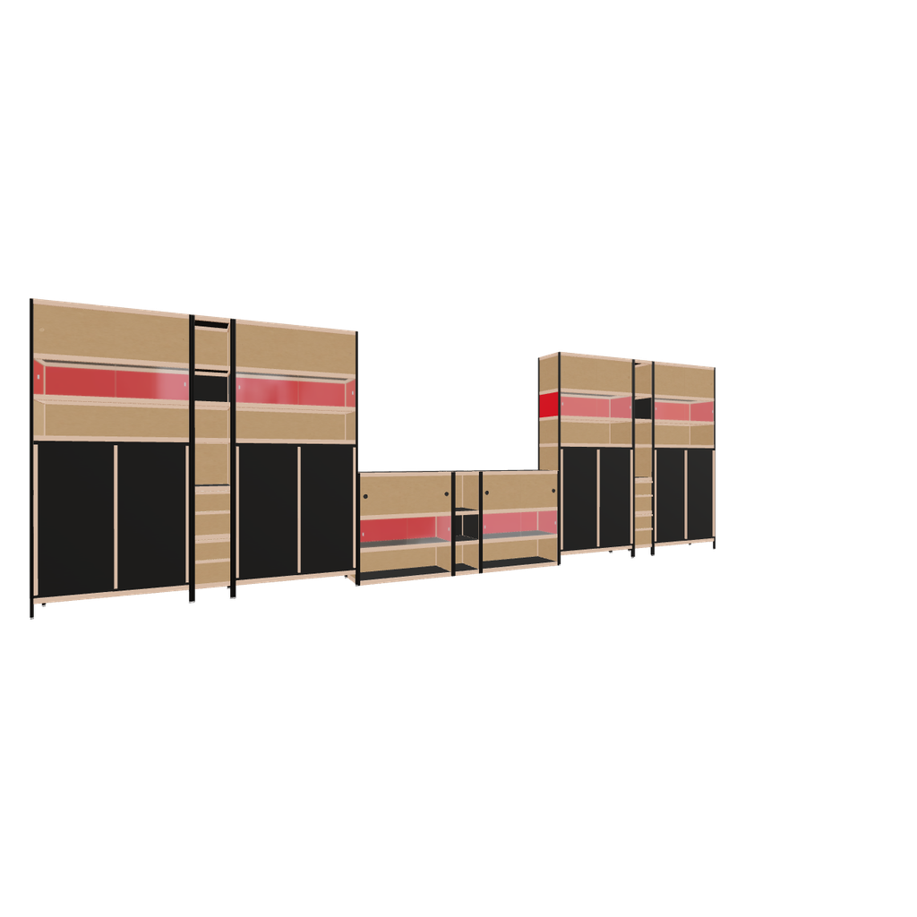 Meubels (241x736x42 cm)