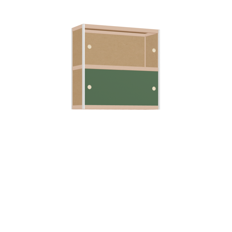 Hanging cabinet (86x90x32 cm)