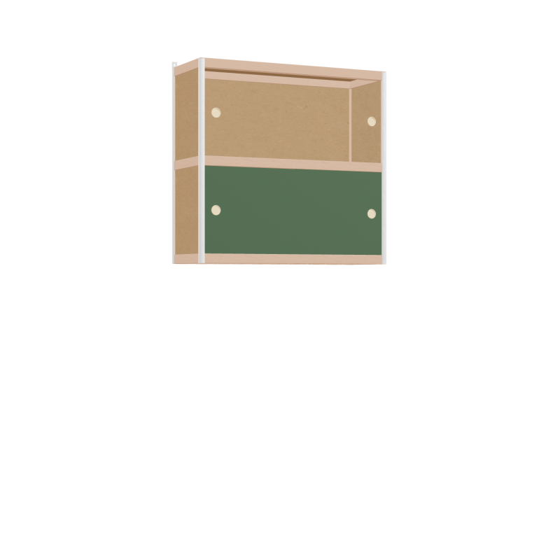 Zwevende kast (86x90x32 cm)