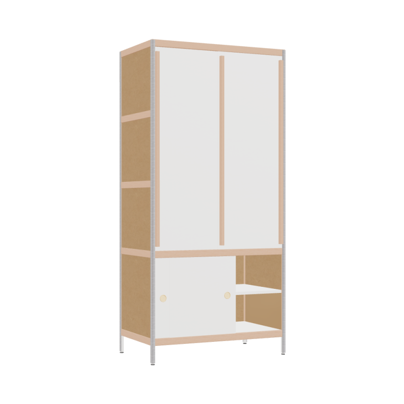 Wardrobe (189x90x52 cm)
