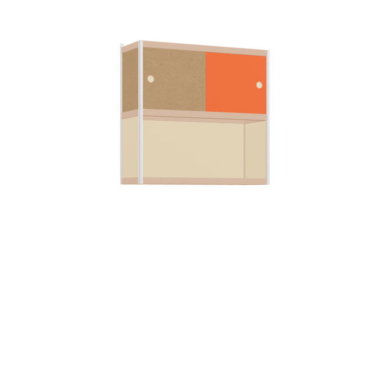 Hanging cabinet (86x90x32 cm)