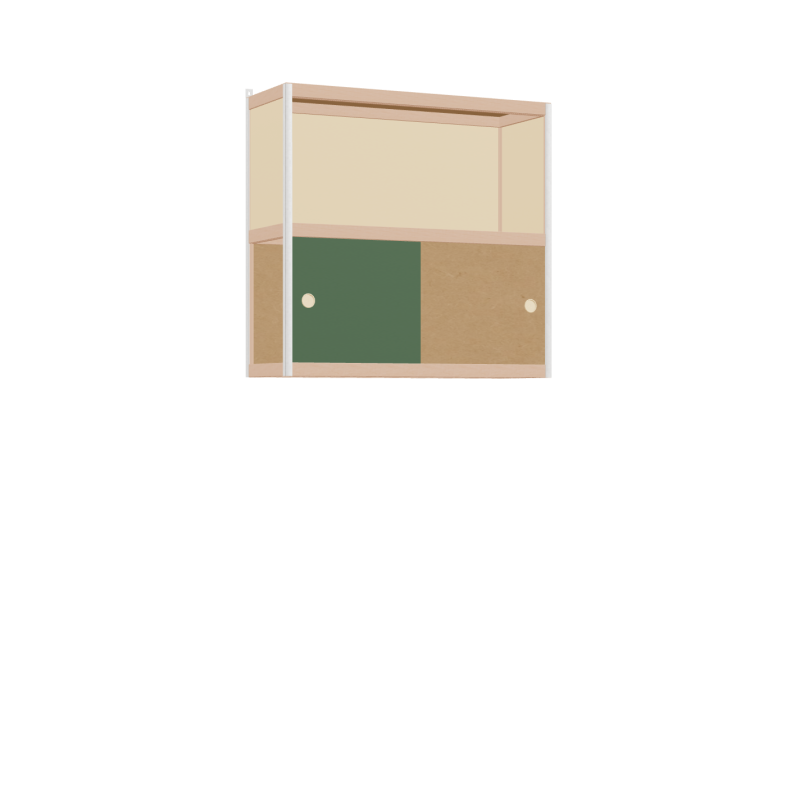 Zwevende kast (86x90x32 cm)