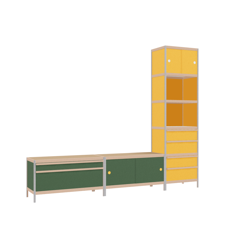 Furniture (219x262x42 cm)