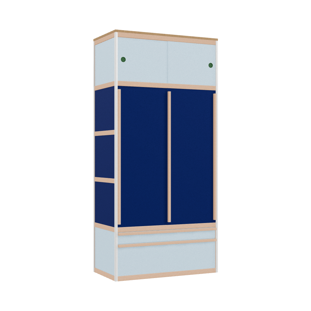 Kleerkast (210.8x100x52 cm)