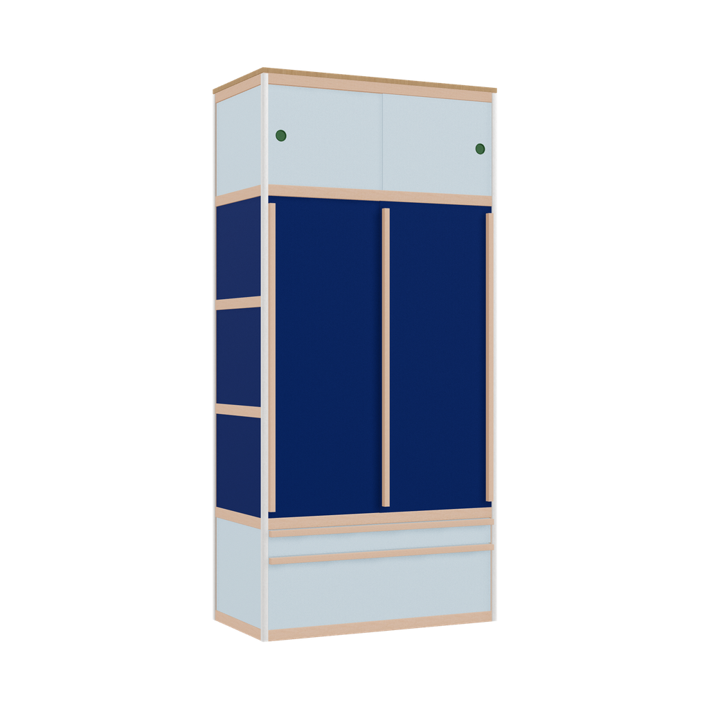 Wardrobe (210.8x100x52 cm)