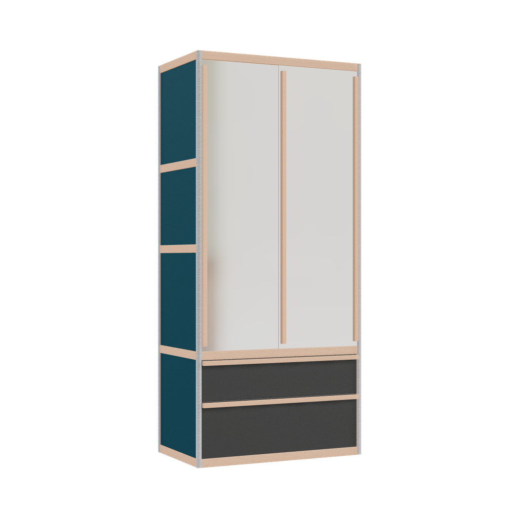 Wardrobe (198x90x52 cm)