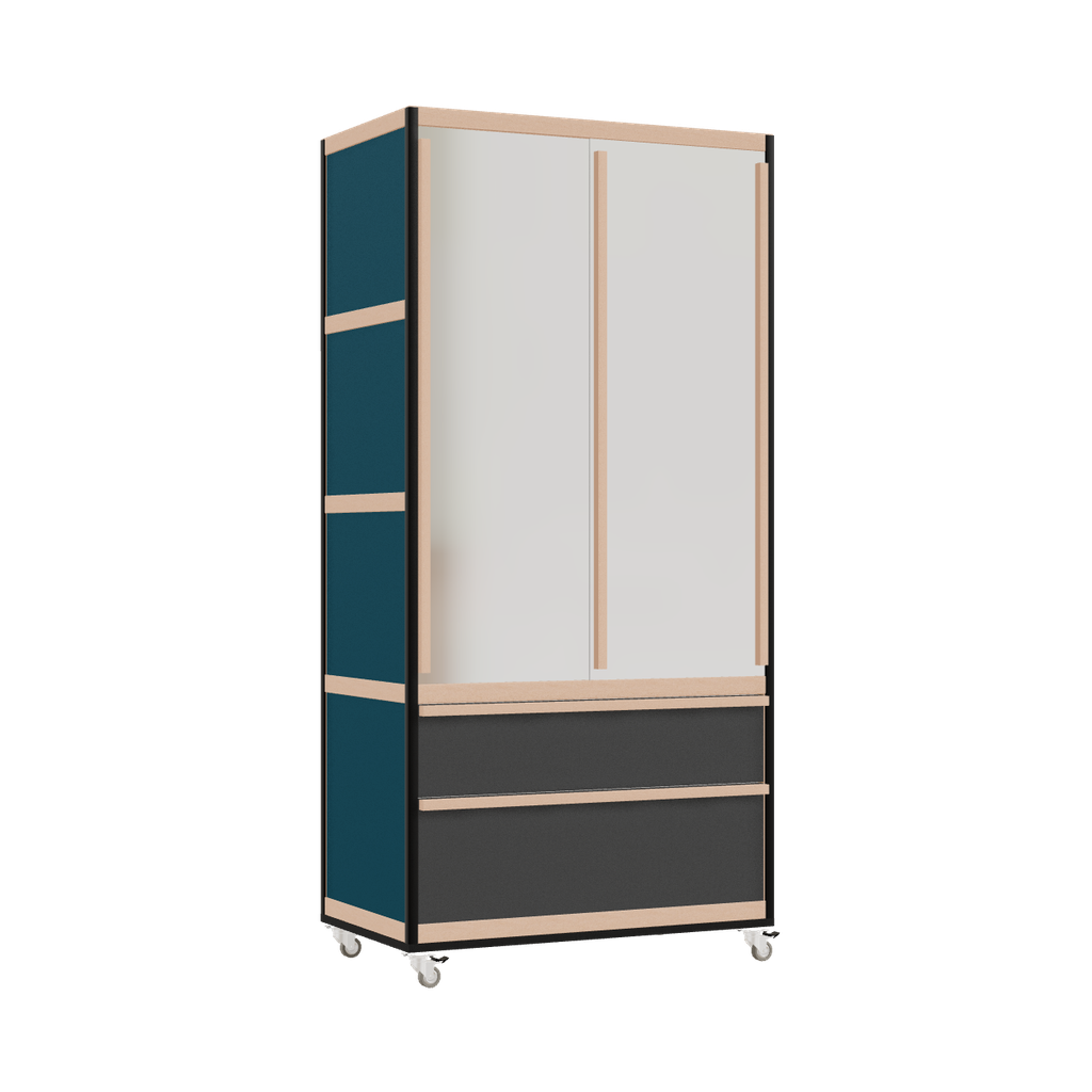 Wardrobe (187x90x52 cm)
