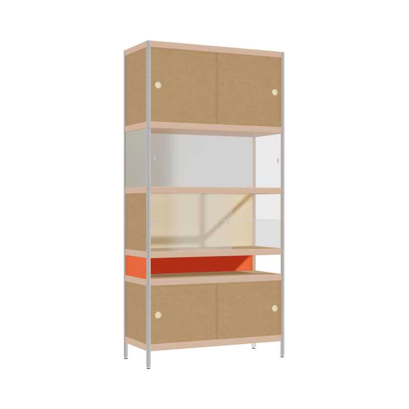 Display cabinet (206.5x100x42 cm)