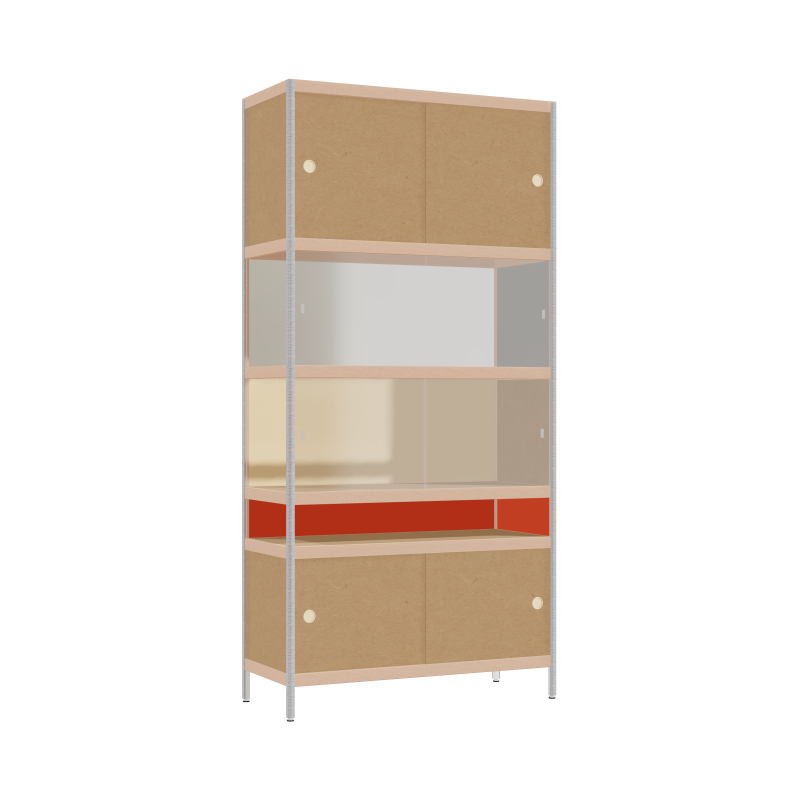 Display cabinet (206.5x100x42 cm)