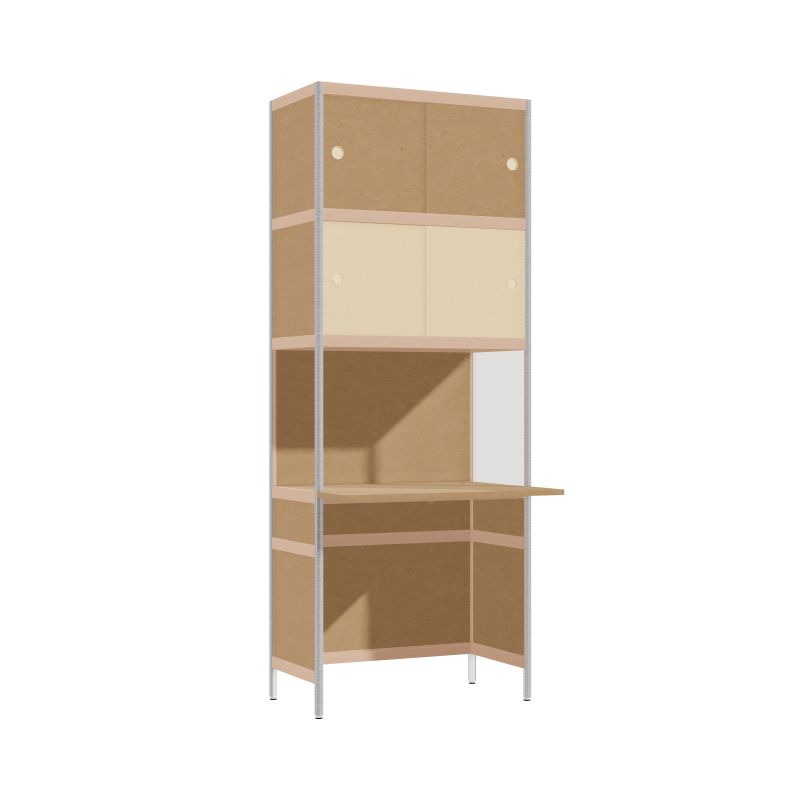 Overhangend bureau (206.5x80x63.6 cm)