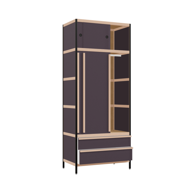 Penderie (220x90x52 cm)