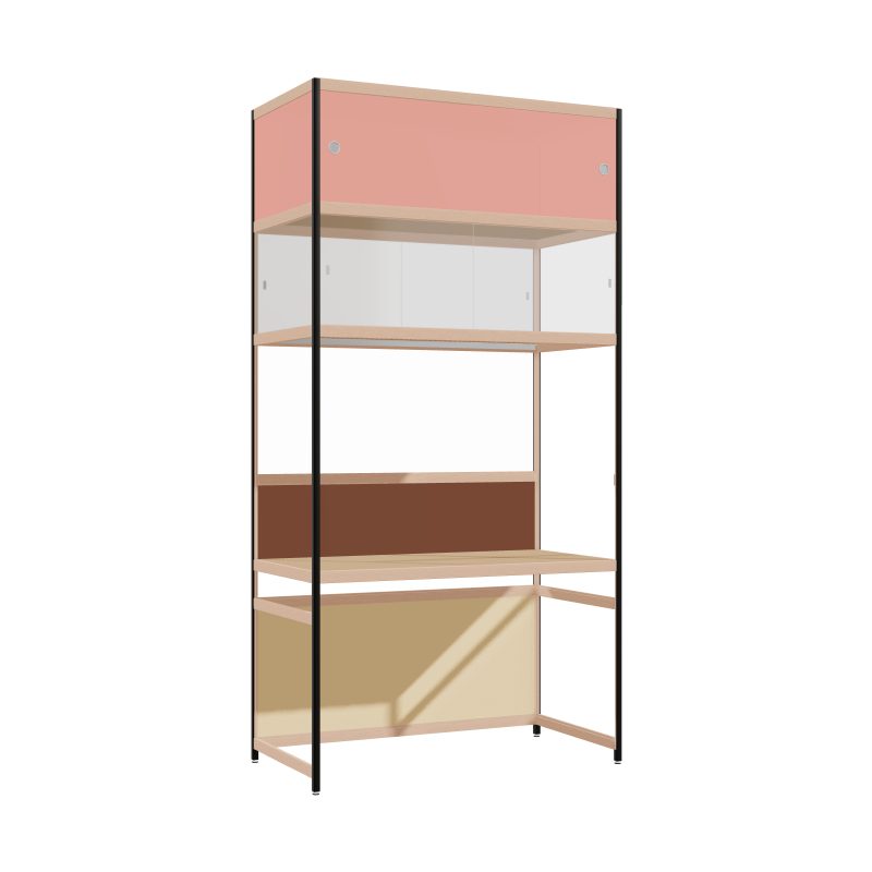 Geïntegreerd bureau (238x120x62 cm)