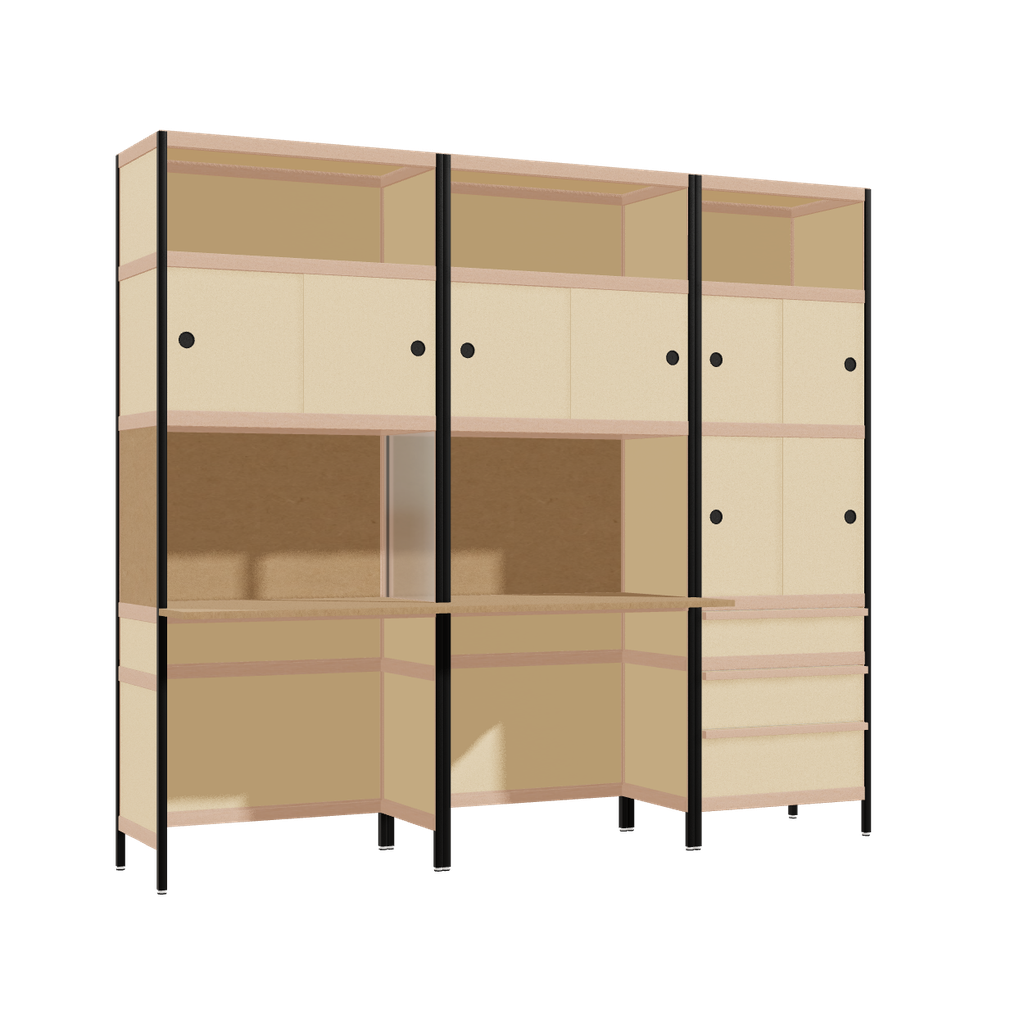 Meubels (196.5x222x63.6 cm)