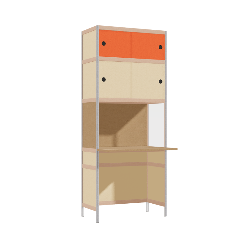 Cantilevered desk (196.5x80x63.6 cm)