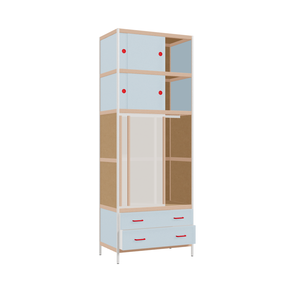 Wardrobe (240x90x52 cm)
