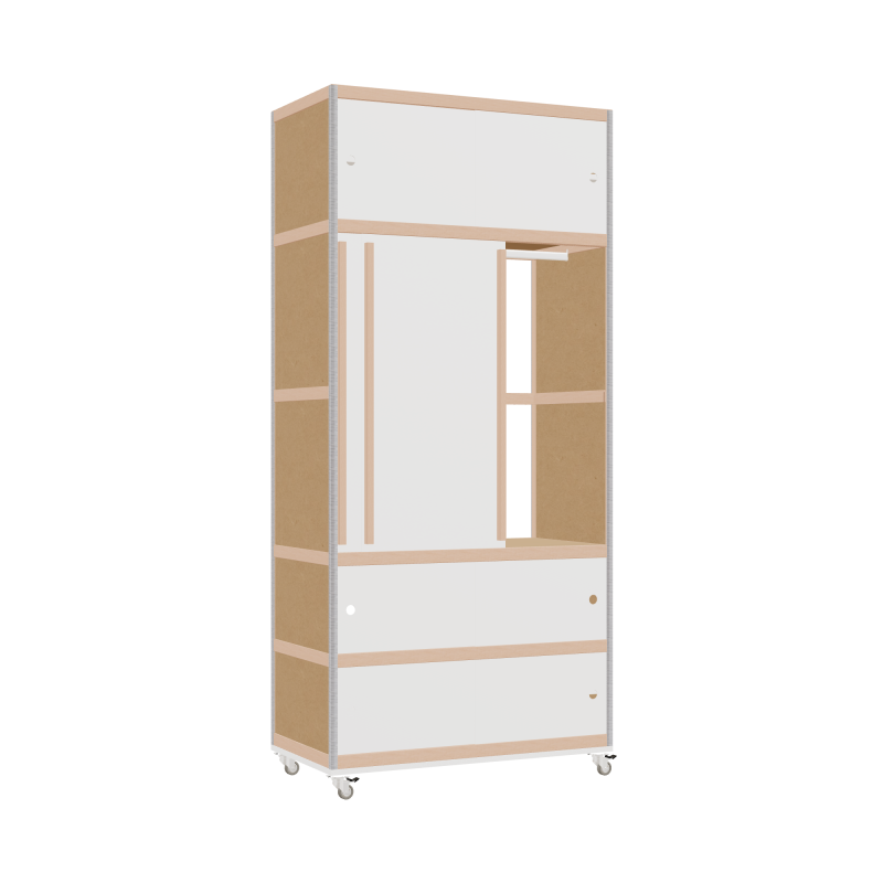 Wardrobe (218x100x52 cm)