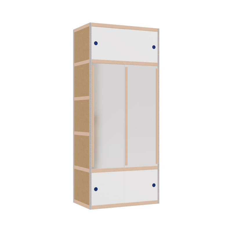 Wardrobe (209x90x52 cm)