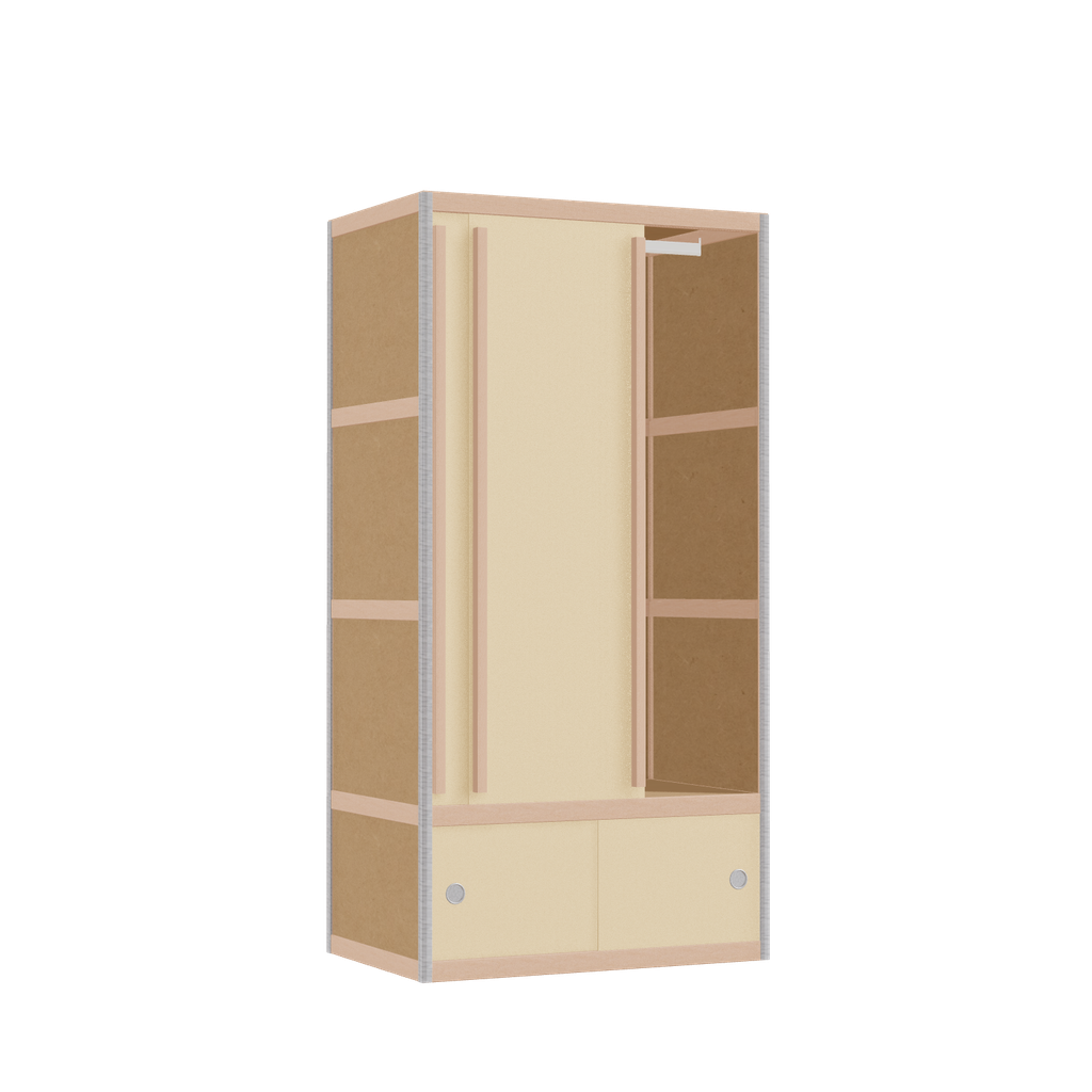 Wardrobe (158x80x52 cm)