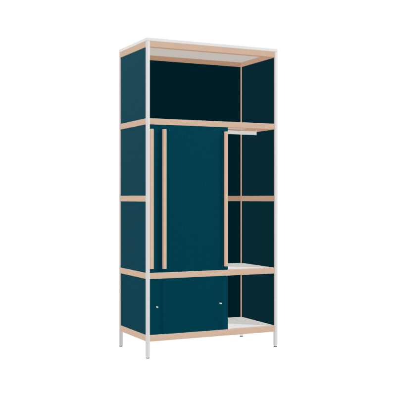 Kleerkast (210.8x100x52 cm)