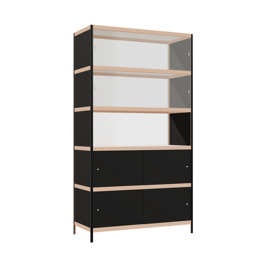 Display cabinet (219x120x52 cm)