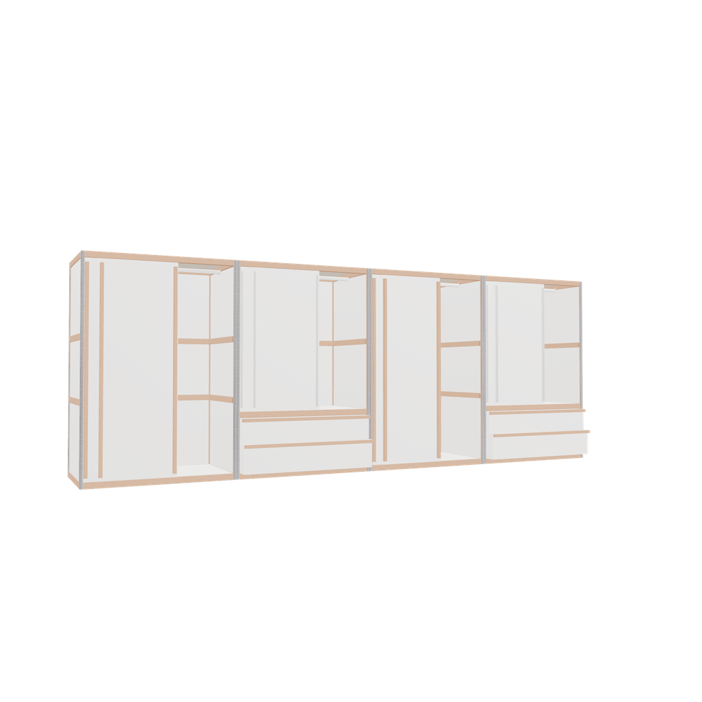 Meubels (147x400x62 cm)