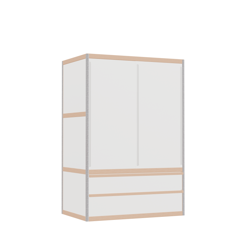 Penderie (147x100x62 cm)