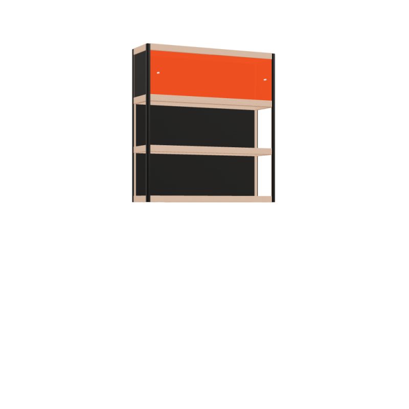 Zwevende kast (97x90x25 cm)