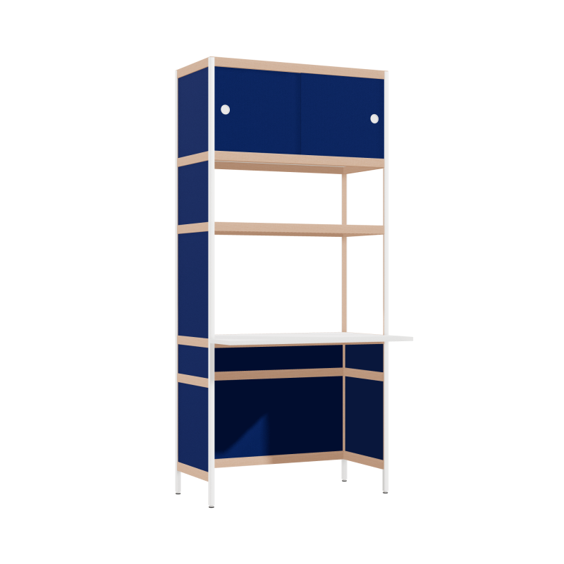 Bureau débordant (196.5x90x63.6 cm)