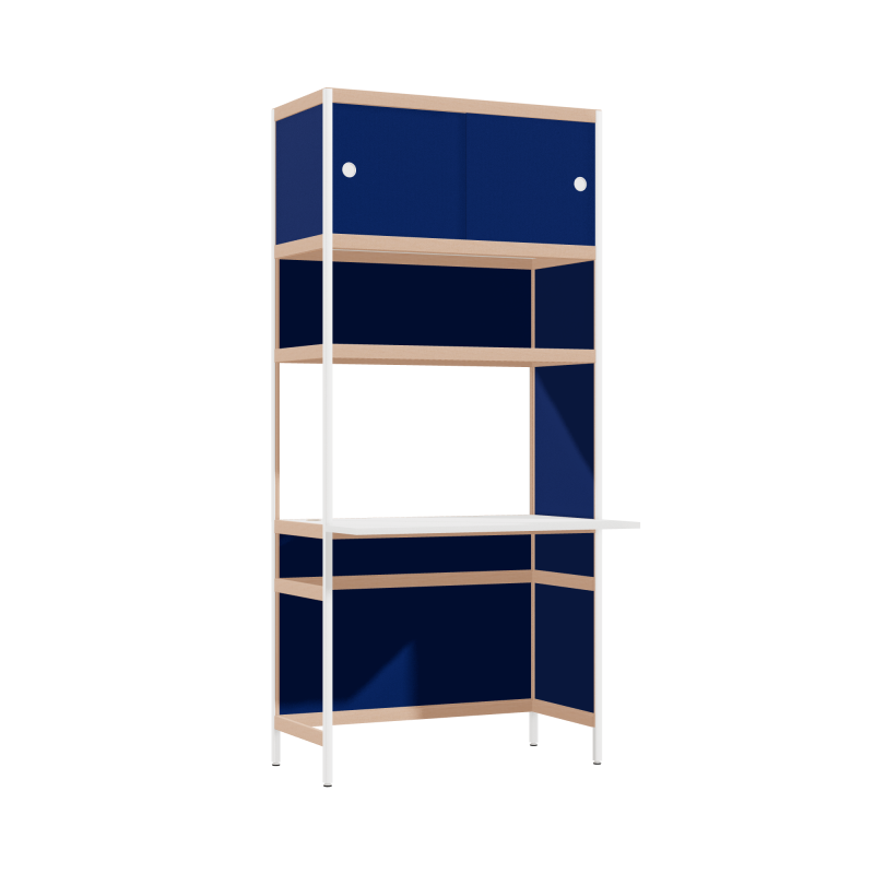 Bureau débordant (196.5x90x63.6 cm)