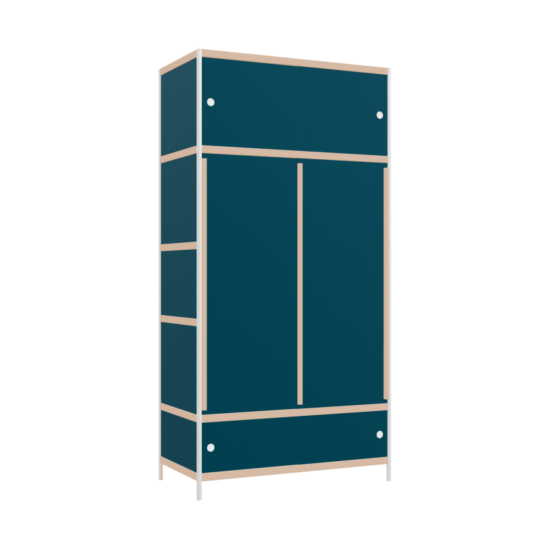 Wardrobe (239x120x62 cm)