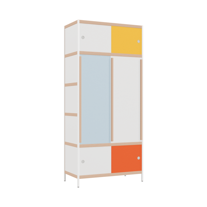 Kleerkast (220x100x52 cm)