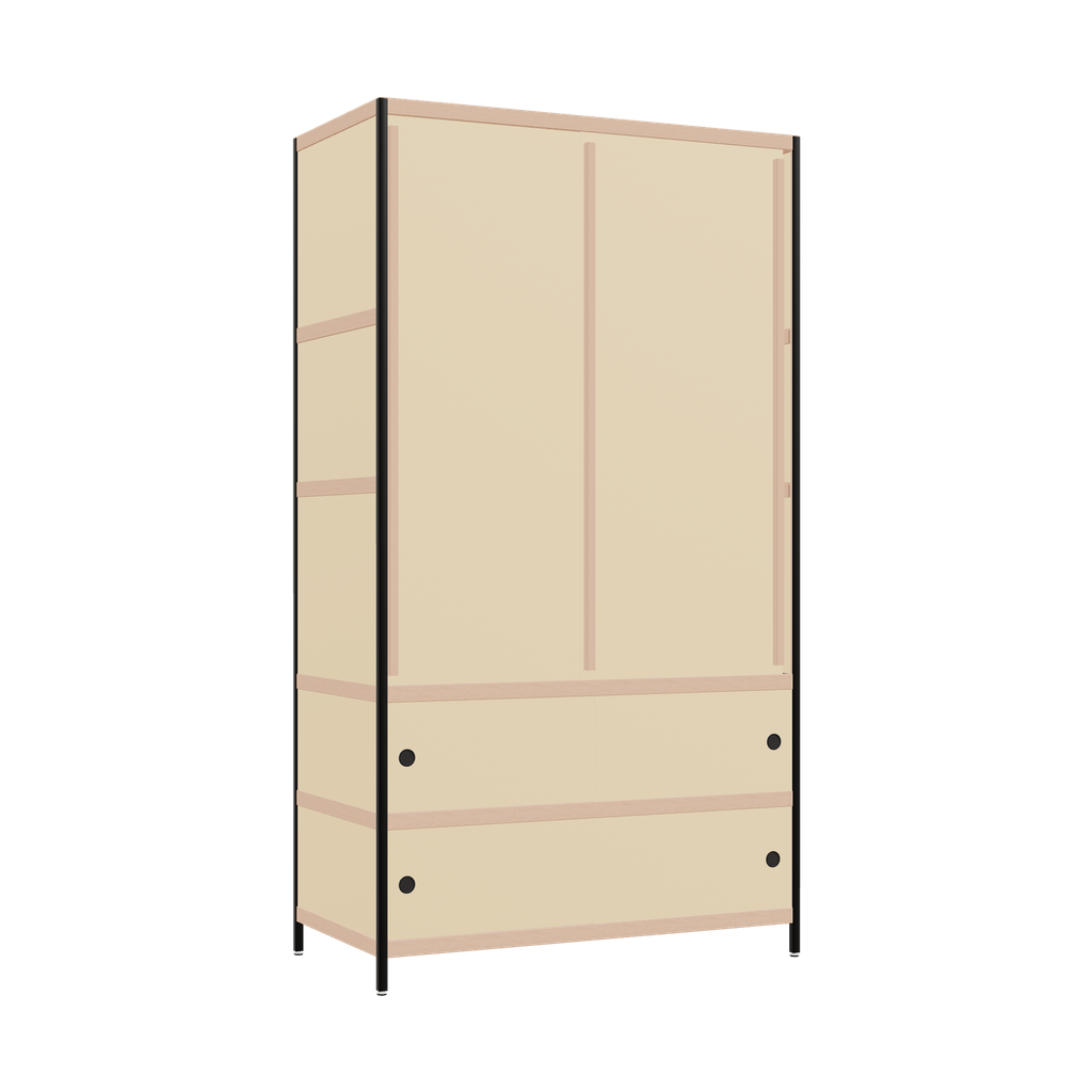 Kleerkast (218x120x62 cm)