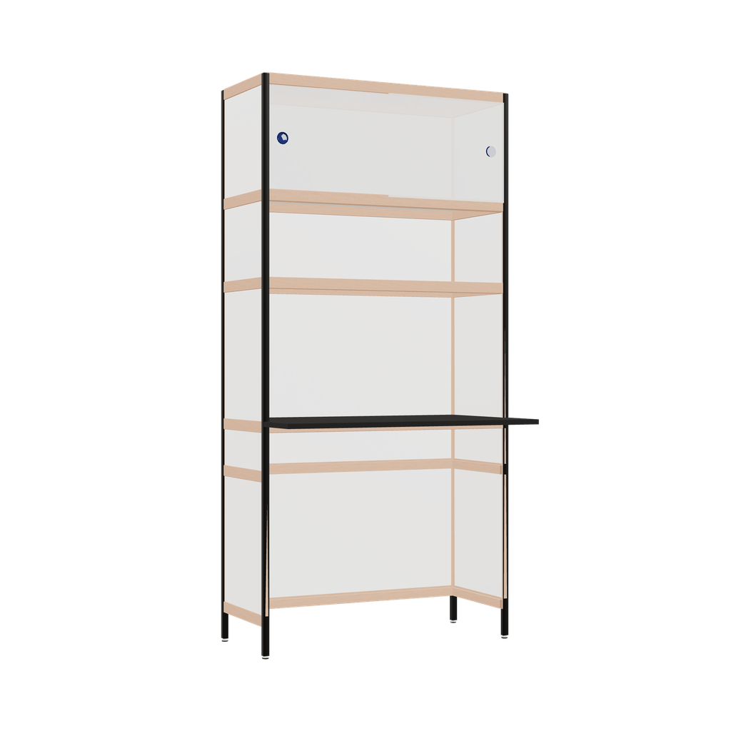 Overhangend bureau (206.5x100x63.6 cm)