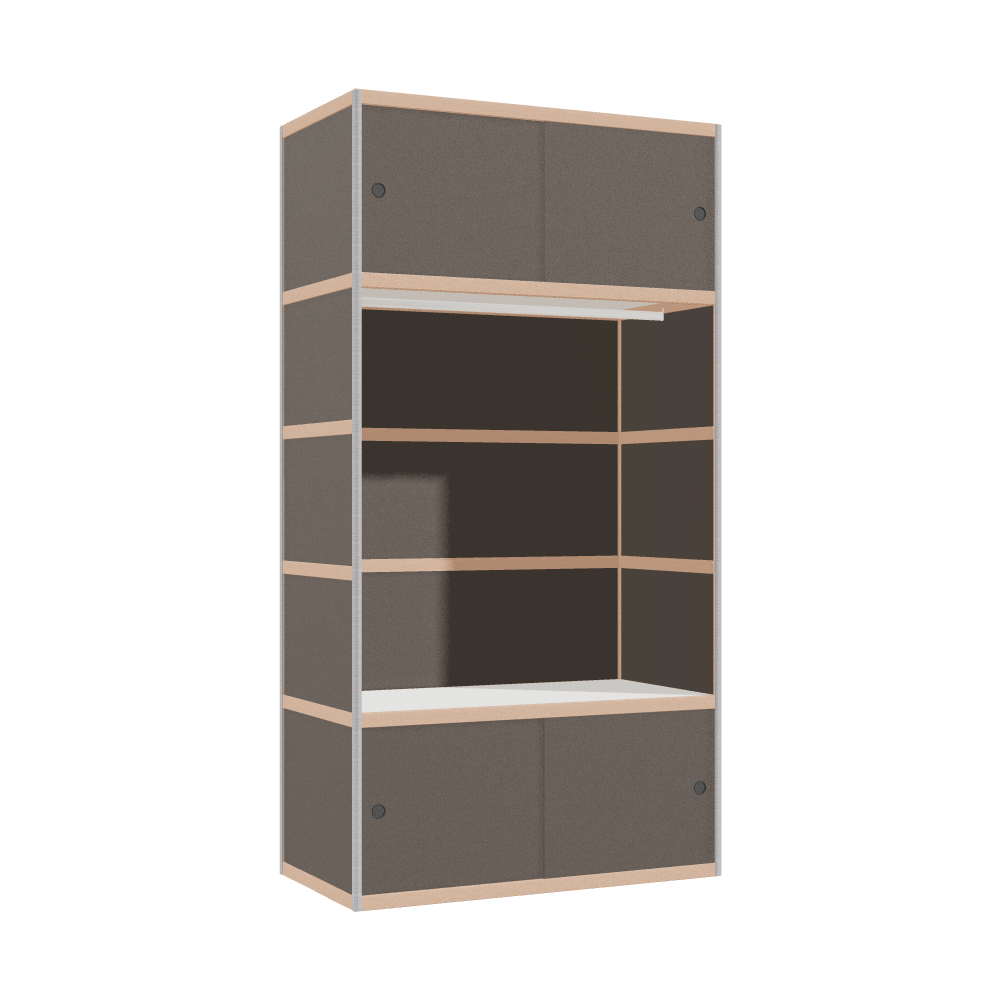 Wardrobe (229x120x62 cm)
