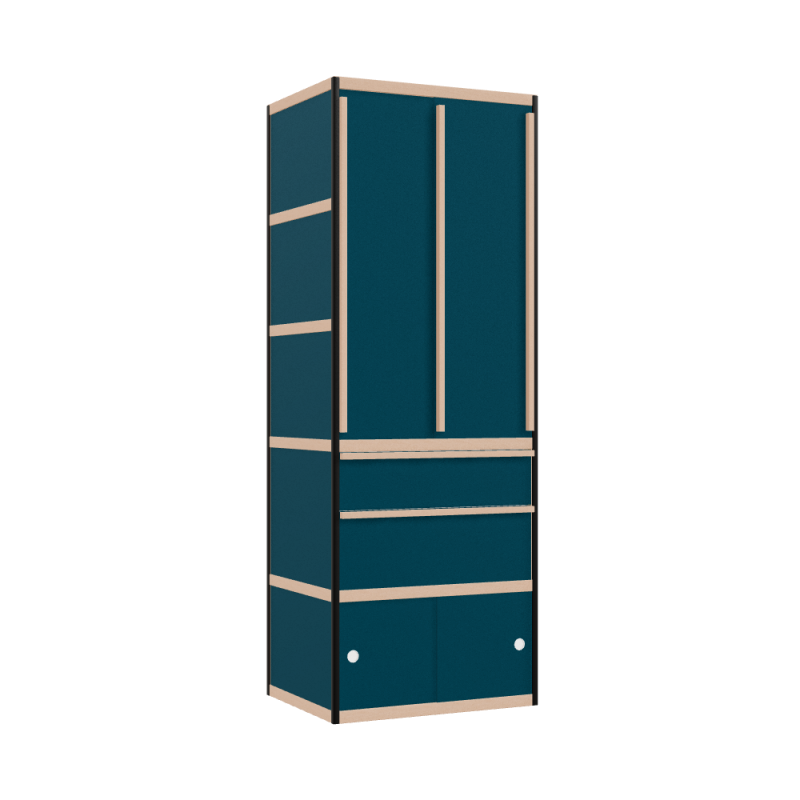 Wardrobe (219x80x62 cm)