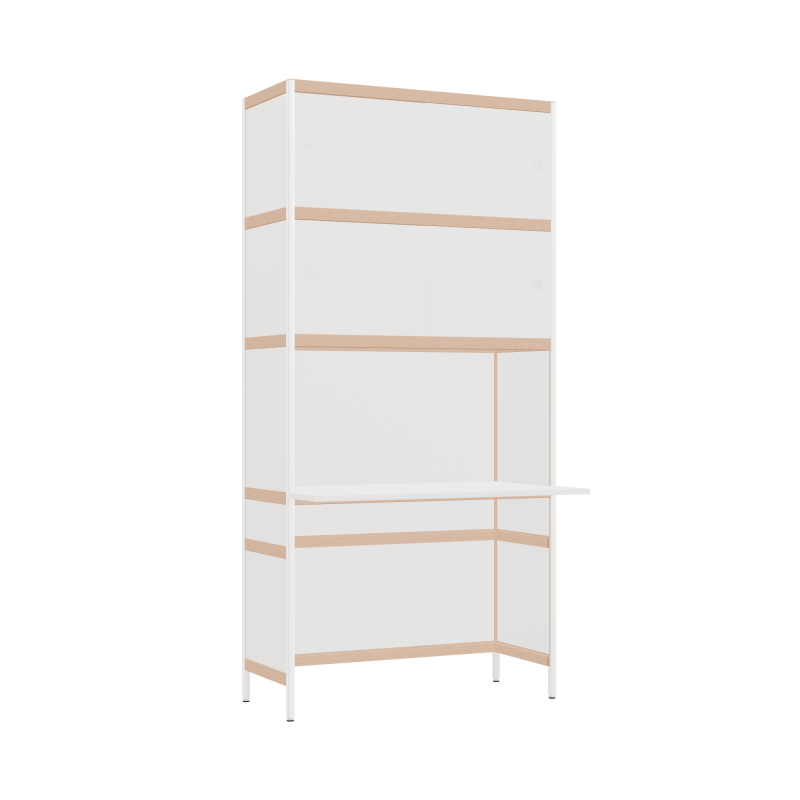 Bureau débordant (206.5x100x63.6 cm)