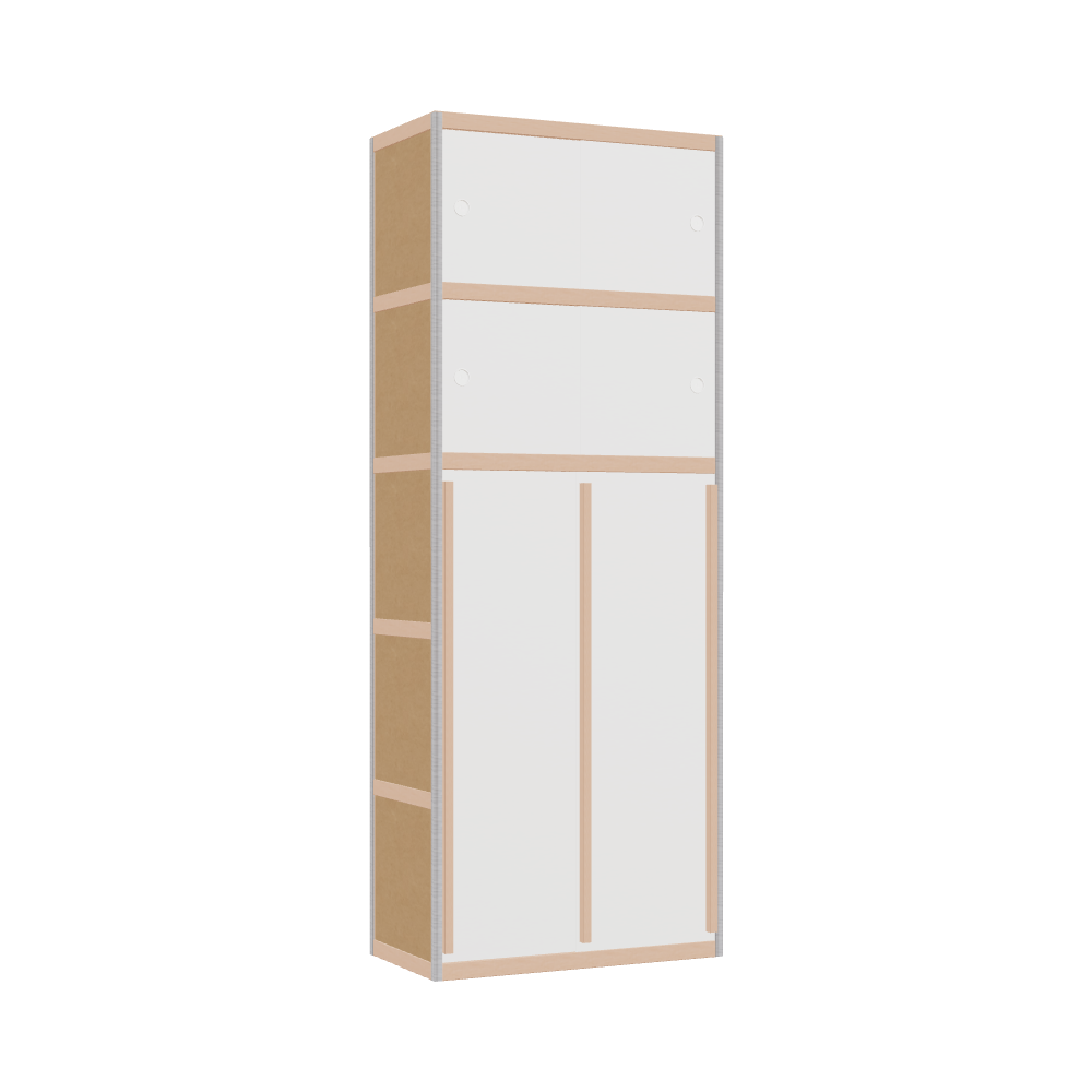 Kleerkast (209x80x42 cm)