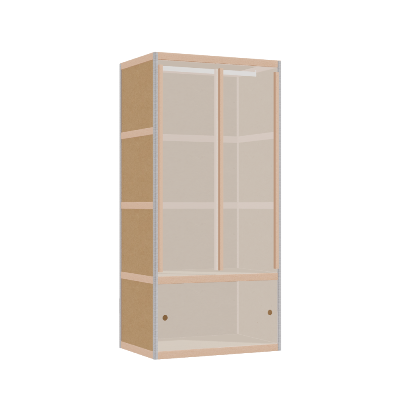 Wardrobe (168x80x52 cm)