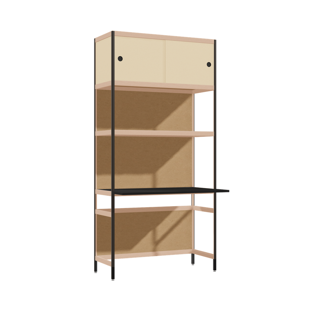 Bureau débordant (206.5x100x63.6 cm)