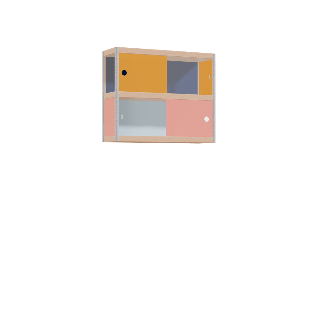 Zwevende kast (66x80x25 cm)