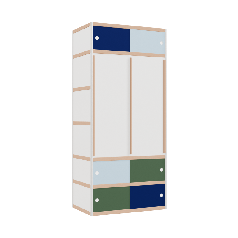 Wardrobe (220x100x62 cm)