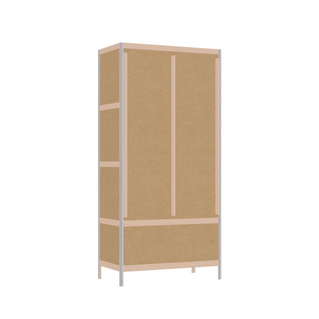 Wardrobe (168x80x42 cm)
