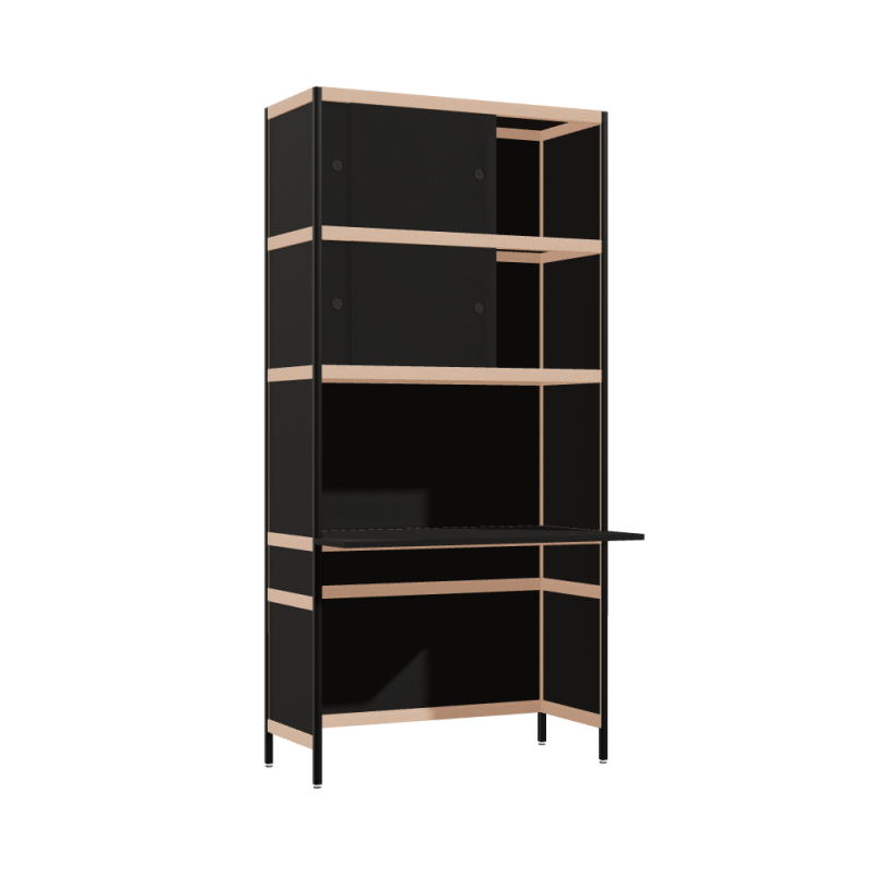 Bureau débordant (206.5x100x63.6 cm)