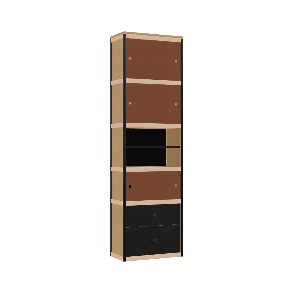 Kast (210.8x62x32 cm)